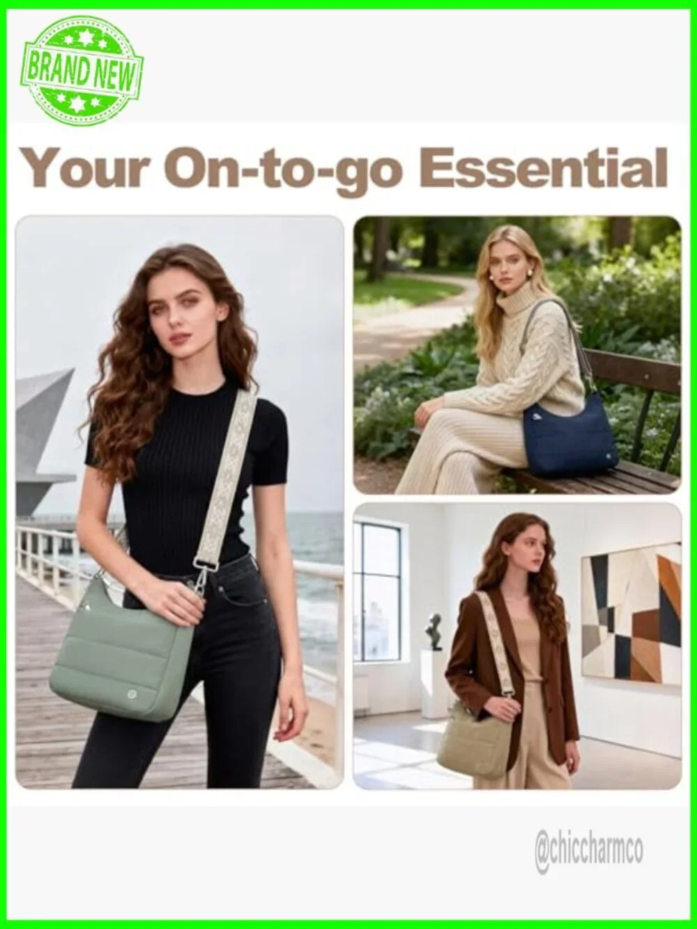Anti-Theft RFID Blocking Crossbody Hobo Bag with Built-In Wallet